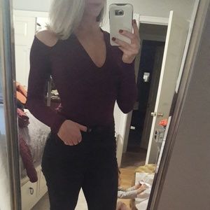 NWOT Bailey 44 Patricia Cold Shoulder Bodysuit